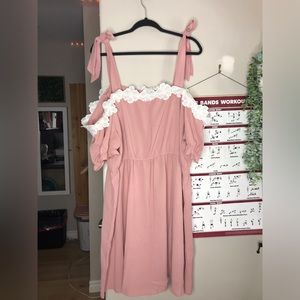 SHEIN Short Pink Dress